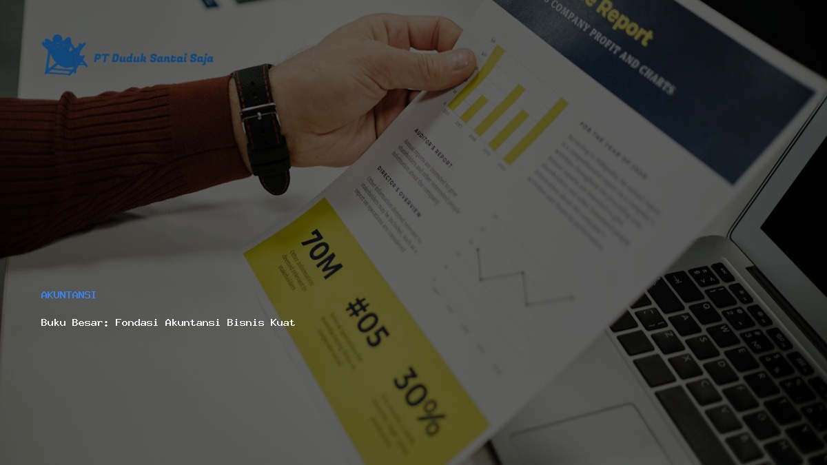 Buku Besar: Fondasi Akuntansi Bisnis Kuat
